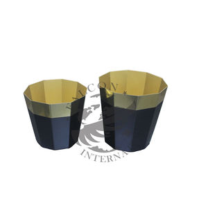 Jarrón de Flores Geométrico de Hierro Dorado Negro con Diseño Decorativo Hecho a Mano, Acabado Mate Elegante para Decoración de Hogar, Oficina o Bodas de Lujo - Product Image 5