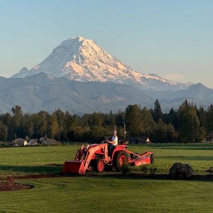 Tractor pequeño con cargador frontal retroexcavadora Kubota tractores camiones agricultura mini tractor de granja - Product Image 3