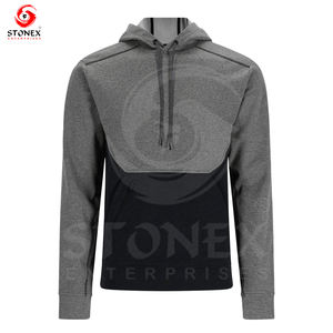 Sudadera con capucha de pesca al aire libre ligera con protección solar de manga larga Sudadera con capucha de tela personalizada para hombres - Product Image 1