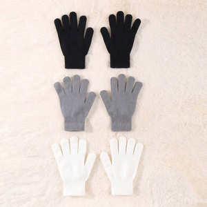 Gants d'hiver en tricot modernes avec chaleur thermique, poignets côtelés durables, doublure douce et confortable et design élégant pour les vêtements de mode - Product Image 2