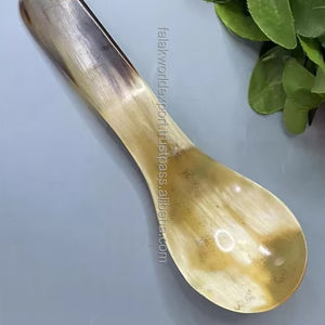 Cuchara de cuerno premium y cubiertos para el hogar, la cocina, las bodas y las fiestas Esenciales de comedor elegantes y duraderos hechos a mano por FWE - Product Image 3