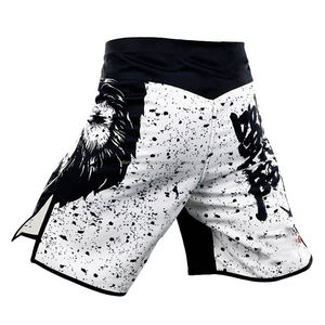 Shorts MMA personnalisés avec impression par sublimation, compression multicolore avec logo, design court - Product Image 2