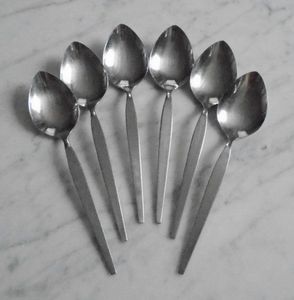 Cuillères en acier inoxydable personnalisées, couverts brillants pour hôtel, décoration de la maison avec étui poli miroir, élégant et durable - Product Image 4