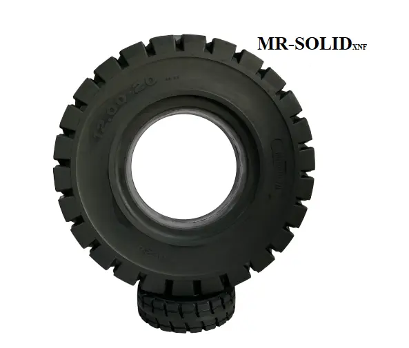 지게차 12.00-20 용 MR-SOLID Toyota Heli 지게차 ISO 맞춤형 포장재를 사용하는 좋은 가격 3 층 고무 구조