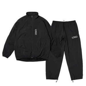 Zip up Sports Nylon Tracksuits <b>for</b> <b>Men</b> High Quality Unisex Nylon <b>Jacket</b> <b>Track</b> Pants Set With Adjustable Zipper Leg - Product Image 5