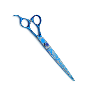 Venta al por mayor de tijeras rectas para el cuidado de mascotas, tijeras para el cuidado del cabello con tornillo ajustable y reposapiés - Product Image 3