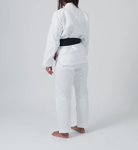Kimono de judo personnalisé pour hommes adultes, 100 % coton, tissu 460 g, imprimé par transfert thermique, coupe classique, séchage rapide, logo positionné sur le devant - Product Image 5
