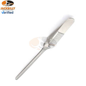 Abrazadera de Bulldog de acción cruzada curvada, instrumento de fórceps de cirugía cardíaca cardiovascular de acero inoxidable de alta calidad - Product Image 3