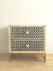 Commode de rangement en incrustation d'os de qualité supérieure, meuble artisanal élégant pour la décoration du salon au meilleur prix du marché - Product Image 4