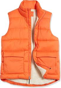 OEM personalizado de alta calidad Puffer chaleco al por mayor chaqueta de moda ligero impermeable burbuja Stand Collar logotipo frontal - Product Image 3