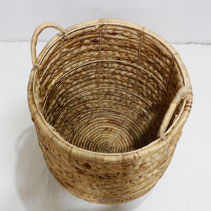 Artex Dong Thap Paniers de rangement écologiques en jacinthe d'eau faits à la main Coffrets cadeaux en osier pour l'organisation de la maison - Product Image 3