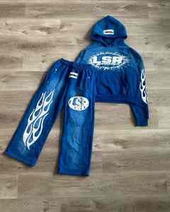 Trajes Deportivos Casuales de Invierno para Hombre, de Primera Calidad, Más Vendidos, Ecológicos, 100% Algodón, Color Sólido, Transpirables, Cómodos y de Secado Rápido - Product Image 5