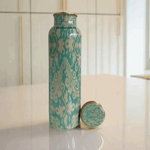 Botella de cobre para beber agua más vendida 100% botella a prueba de fugas diseño atractivo tamaño personalizado para artículos de regalo de fiesta de gimnasio en casa - Product Image 4