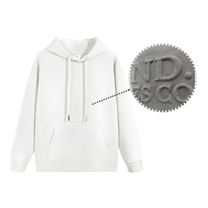 Sweat-shirts à capuche pour hommes personnalisés, vierges, en relief 3D, unis, taille 5XL, grande taille, sweats à capuche et sweat-shirts pour hommes, livraison DDP - Product Image 2