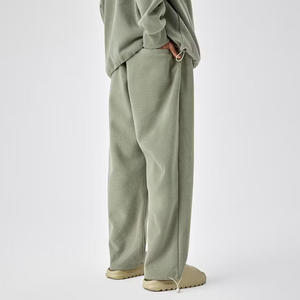 Pantalones Deportivos de Felpa de Algodón para Hombre, Cintura Alta, Casuales, Transpirables, para Estar en Casa - Product Image 2