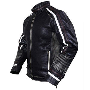 Chaqueta de Cuero Elegante para Hombre, Cuero Premium, Fabricante de Moda, Estilo Motociclista - Product Image 5