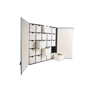 Foldable Drawer-Style <b>Christmas</b> Countdown Gift <b>Box</b> 30-Day Version Reusable Magnetic Closure Paperboard Construction - Product Image 5