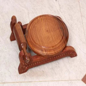 Rodillo de cocina de madera maciza resistente, rodillo en relieve de madera y tamaño personalizado, artesanía natural a precio barato - Product Image 2