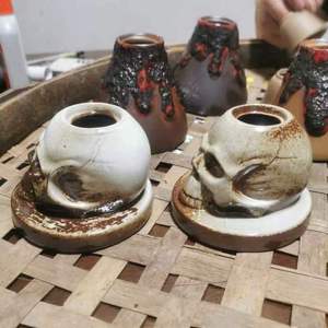 Handmade Ceramic Christmas Gift with Cocktail for Smokers - Product Image 5