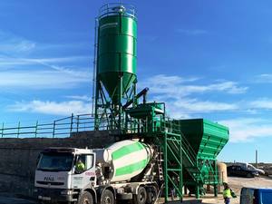 Planta dosificadora de hormigón premezclado de tipo seco totalmente automática de 60 M3/h, incluye motor de bomba y componentes del núcleo del motor - Product Image 3