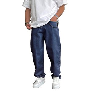 กางเกงยีนส์ทรงบ็อกกี้ฟอกสีดำวินเทจกางเกงขาบานโค้งทรงตรงแนวสตรีทแวร์ผ้าเดนิมลำลอง - Product Image 5