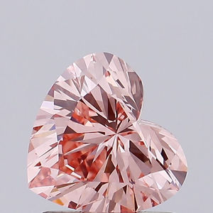 Fancy Vivid Pink 5.02 Carat Loose Heart Shape Lab Grown VS-1 Clarity Diamond IGI Certified pour la fabrication de bijoux de bagues de fiançailles - Product Image 4
