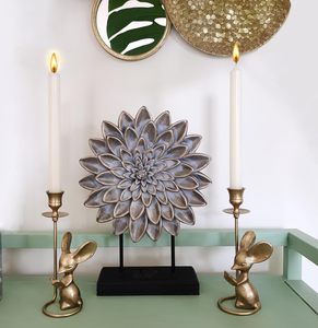 Unique Candle Stand Golden Color Iron Materiel Table Wedding Dinning Party <b>Candlestick</b> Holder Indian Supplier - Product Image 5