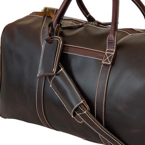 OEM Fabric Edge <b>Leather</b> <b>Duffle</b> <b>Bag</b>-Sport Style Foldable & Eco-Friendly Large Capacity Travel & Outdoor Use Zipper Closure - Product Image 3