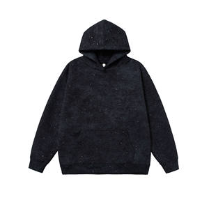 Sudadera con Capucha Extra Grande de Algodón 100% con Pedrería, Bordada de Alta Calidad, Venta al Por Mayor de Fábrica - Product Image 1