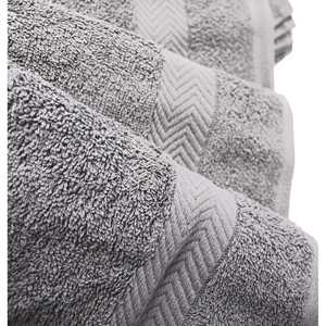 Ensemble de 6 serviettes de bain de luxe de haute qualité, séchage rapide, doux pour la peau, technique jacquard, couleur unie, idéal pour la maison et les enfants - Product Image 6