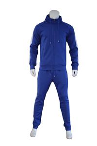 Custom Jogging Jacket Chándal 2 piezas Set Streetwear raya Chándal para hombres - Product Image 2