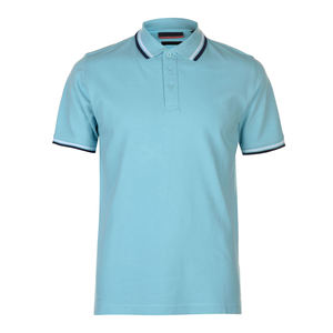 Chemise décontractée respirante pour homme avec broderie et impression de logo personnalisé, en Spandex/Polyester, séchage rapide et manches courtes - Product Image 2