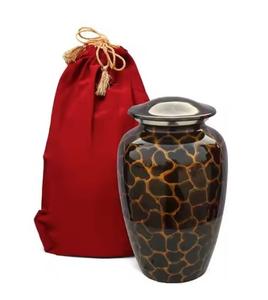 Venta al por mayor de urnas de cremación de metal elegante, almacenamiento de cenizas duradero para funerarias y ceremonias conmemorativas - Product Image 1