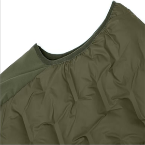 Design haut de gamme hommes hiver chaud sans manches toile coupe-vent col montant veste grandes tailles décontracté haute rue Style vêtements d'extérieur - Product Image 4