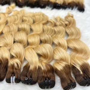 ผมต่อจากผมมนุษย์ทอสองชั้นสีบลอนด์เป็นลอนธรรมชาติ - Product Image 6