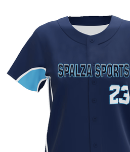 Maillots de baseball d'équipe personnalisés en sublimation PURE, best-seller, solides, en gros, cousus, respirants, col en V, poches, uniforme 100% - Product Image 5