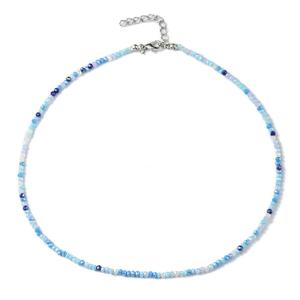 Short <b>necklace</b> Fashionable creative colored Glass <b>Beaded</b> <b>Necklaces</b> - Product Image 1