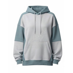 Hoodie oversize personnalisé pour femme, coupe ample, pull décontracté streetwear, 100% coton, haute qualité, marque privée, vente en gros - Product Image 4