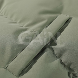 เสื้อกั๊กขนเป็ดแบบหนาสำหรับผู้ชายเสื้อขนเป็ดแบบลำลองสไตล์สตรีทแวร์สีพื้นสำหรับใส่กลางแจ้งโลโก้ตามสั่งสำหรับฤดูหนาว - Product Image 5