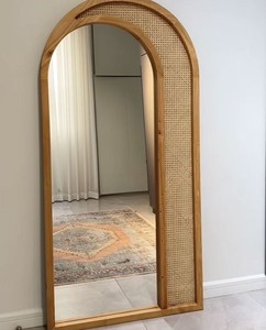 Espejo de Pie con Marco de Madera de Diseño Moderno y Alta Calidad para Decoración de Paredes en Dormitorios, Pasillos y Uso Diario - Product Image 1