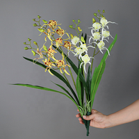 Hochwertige realistische rote Spinnen lilie künstliche Blumen weiche rosa Orchideen zweig für Abschluss Chinesisches Neujahr Indoor