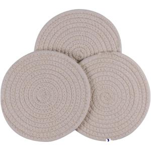 Sous-verre en jute haute vente qualité supérieure moderne sous-verre en jute élégant pour la maison hôtel dessus de table décor utilisation en gros - Product Image 4