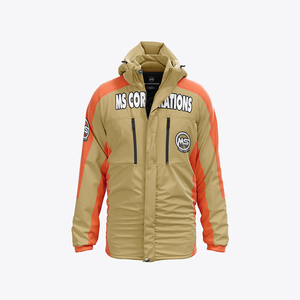 Men's Comfortable <b>Windbreaker</b> Jacket Custom Color Size Stand Collar New Design Breathable Fabric Lining for Winter - Product Image 5