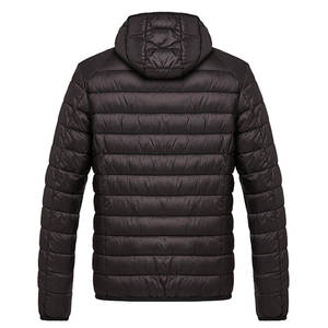 Best Quality <b>Long</b> Sleeve Oversize Padding Winter Coat Puffer <b>Jacket</b> for <b>Men</b> Hot Sale Solid Color Hooded Winter <b>Jacket</b> - Product Image 2