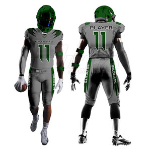 Uniformes de fútbol americano Juvenil de la mejor calidad, conjuntos de manga corta transpirables de último diseño, uniforme de fútbol americano al por mayor - Product Image 4