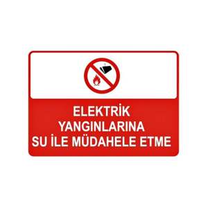 Panneau d'extincteur pour incendies électriques - Équipement et accessoires de lutte contre l'incendie - Product Image 1