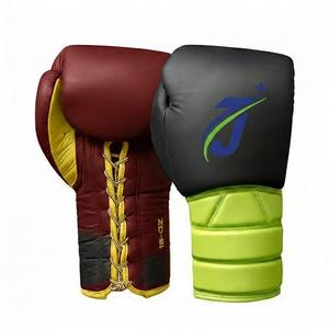 Guantes de Boxeo Profesionales Ligeros e Impermeables con Dedos Completos, Correa de Muñeca Ajustable, Agarre de Mano de Cuero Personalizable para MMA - Product Image 4