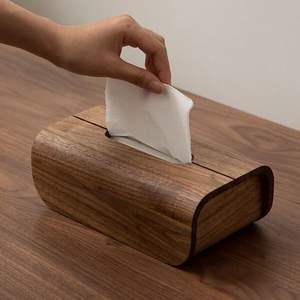 Handmade Wooden <b>Tissue</b> <b>Holder</b> <b>Box</b> Eco Friendly Natural Wood <b>Tissue</b> Dispenser Home Accessory - Product Image 2