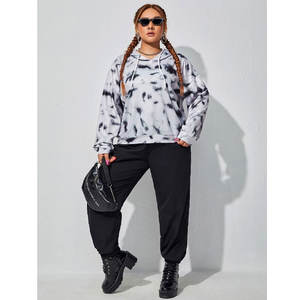 Women's Lightweight Fleece Pullover Hoodie Custom Oversized <b>Winter</b> <b>Top</b> with Front Logo - Product Image 5