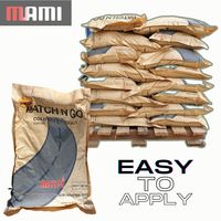 Meilleure vente de bitume d'asphalte mélangé à froid de 25kg, application facile et rapide pour la réparation de nids-de-poule par tous les temps, produit d'exportation garanti